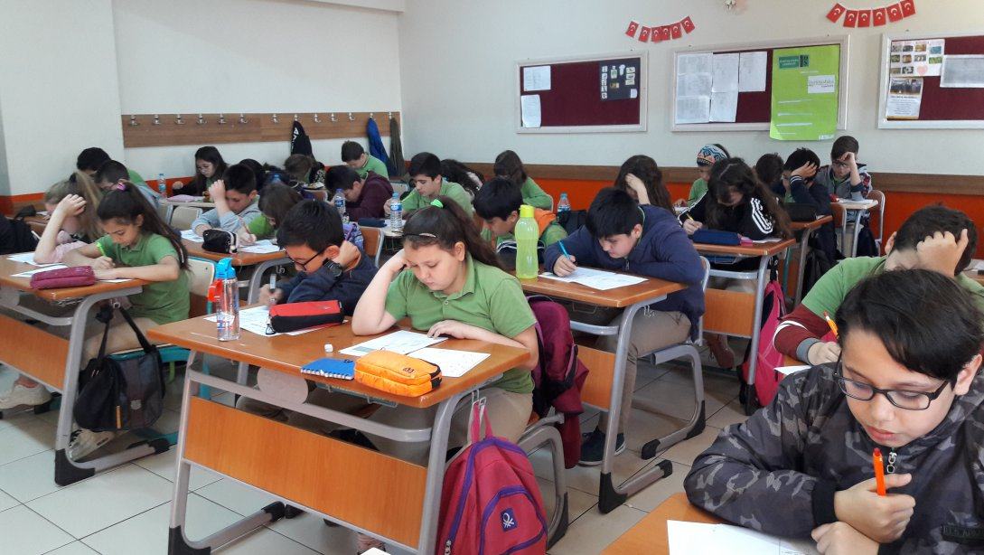 İl Geneli 11 İlçede Öğrenim Gören 13 831 Öğrencimize 5. Sınıf Matematik Dersi Ortak Sınavı  Uygulandı.